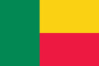 Benin flag official colors and proportion digital vector illustration